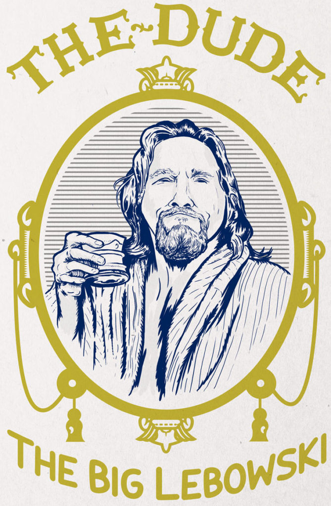 Zig-Zag rolling papers mash up with The Big Lebowski, The Coen Brothers film starring Jeff Daniels.  